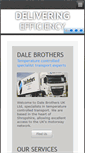 Mobile Screenshot of dalebrothers.co.uk